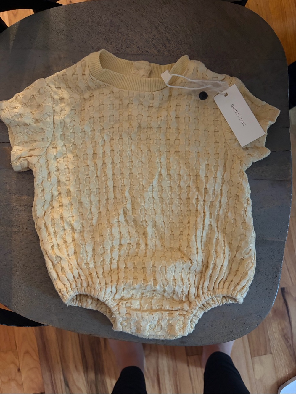 NWT Quincy Mae baby bubble romper